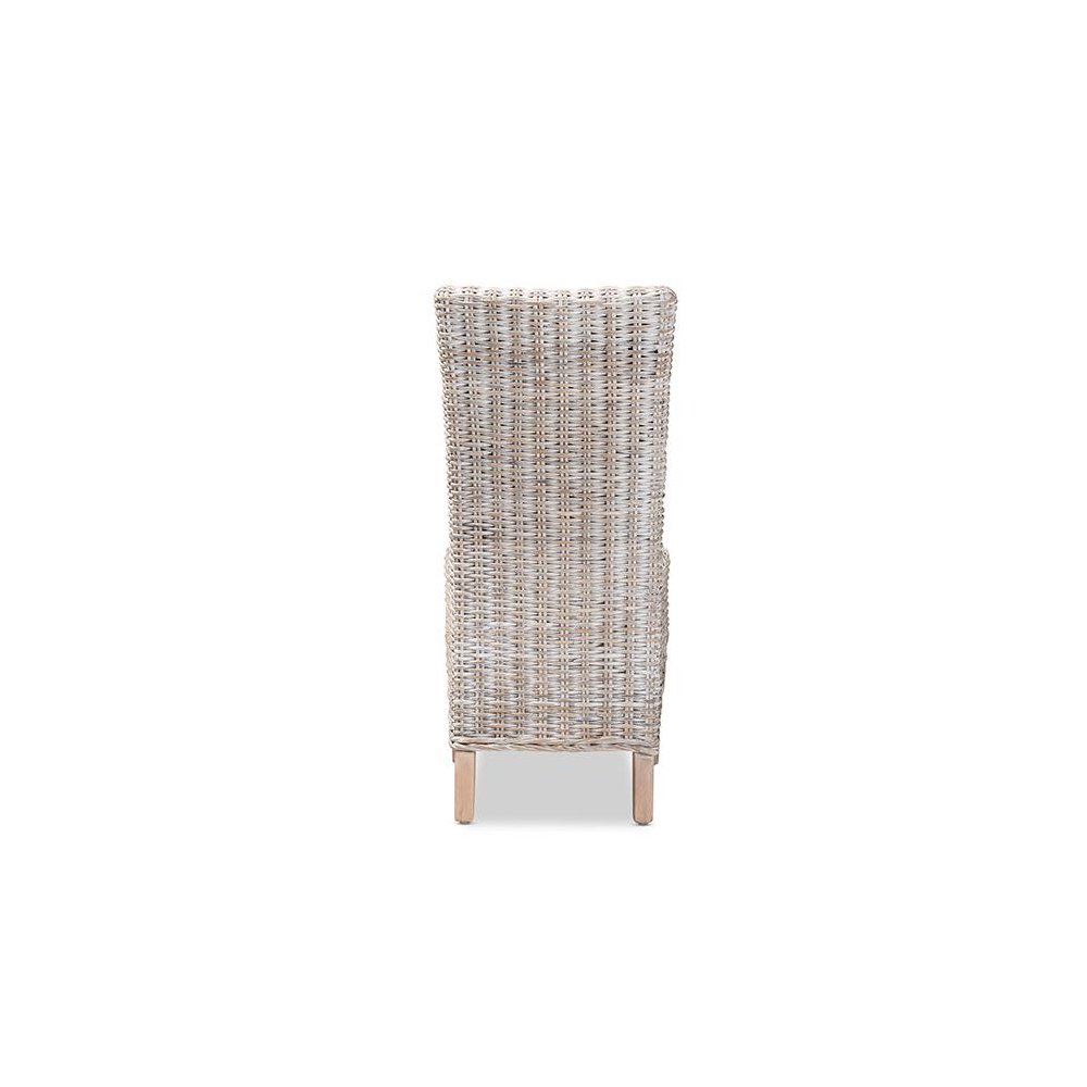 Natural Brown Finished Wood Dining Chair. Picture 4