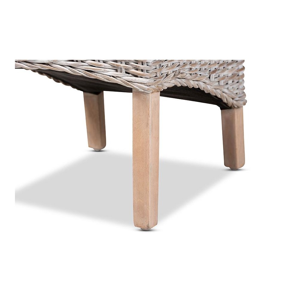 Natural Brown Finished Wood Dining Chair. Picture 6