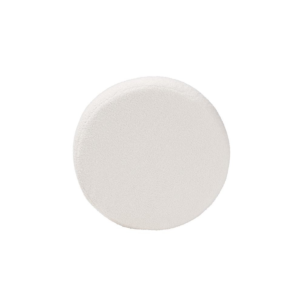 Tabitha Modern and Contemporary Ivory Boucle Upholstered Storage Ottoman. Picture 3