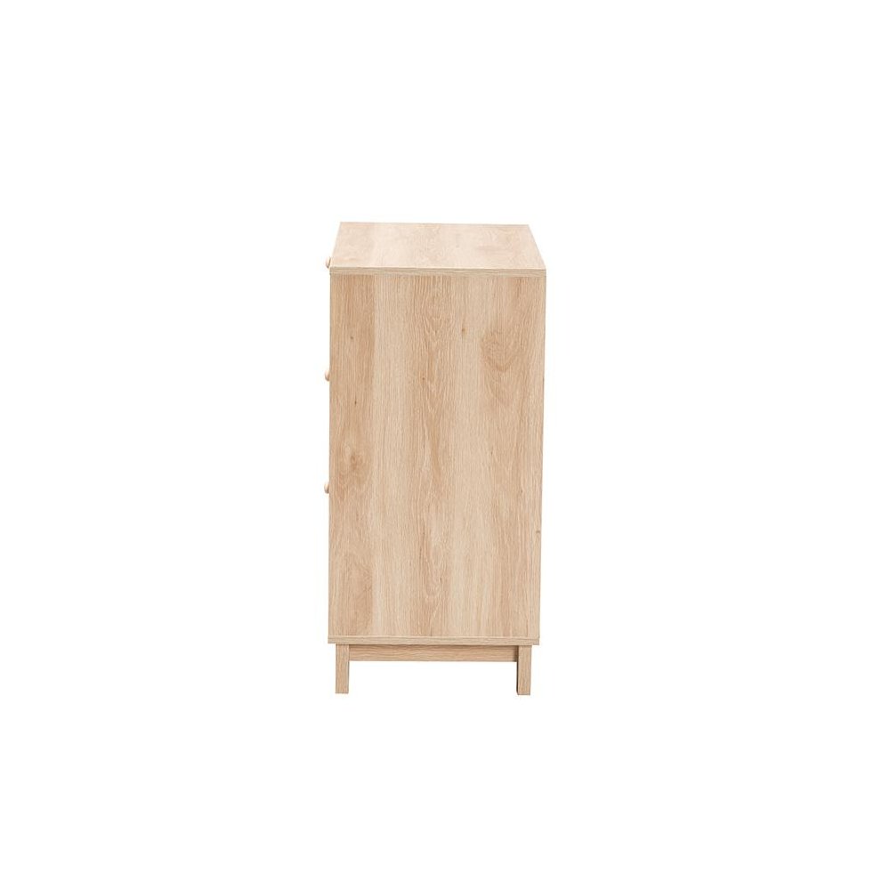 Natural Rattan 3-Drawer Storage Cabinet. Picture 4