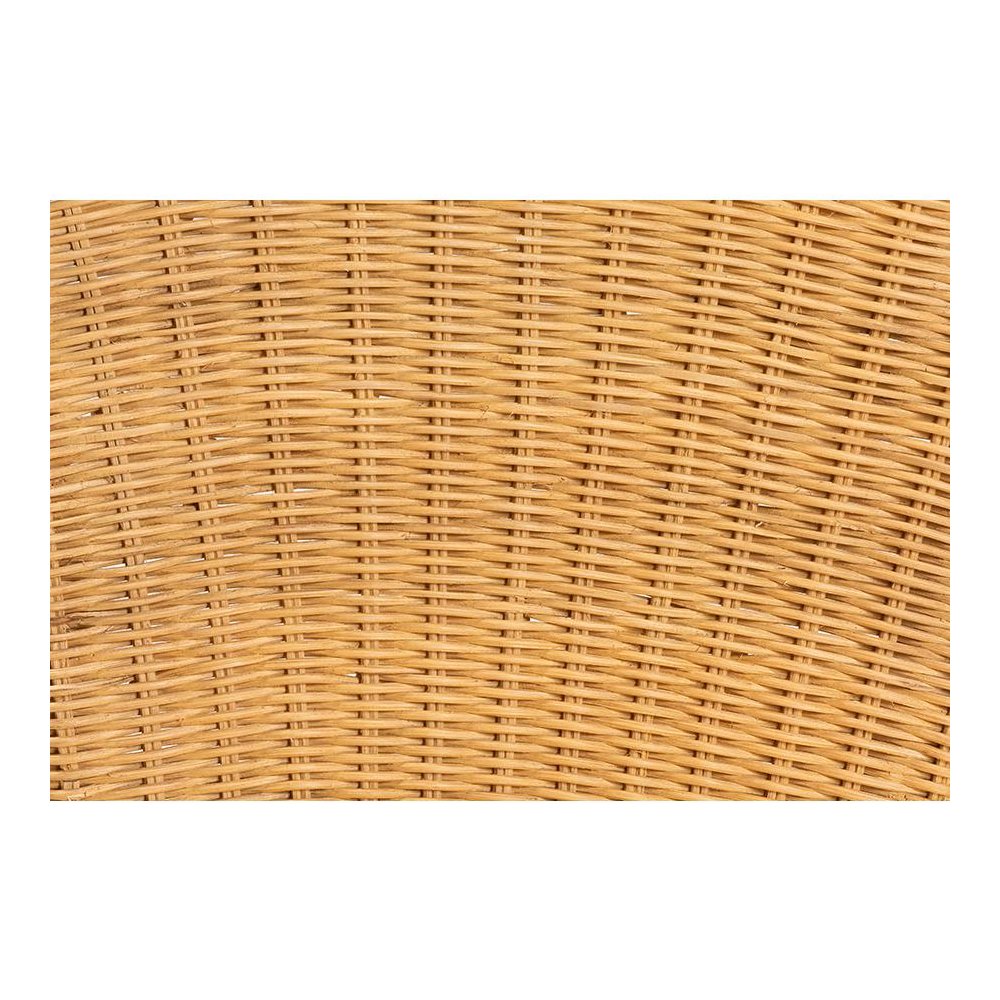 bali & pari Barito Modern Bohemian Natural Brown Rattan Dining Chair. Picture 7