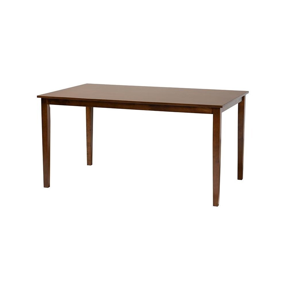 Abigail Modern Grey Fabric and Walnut Brown Finished Wood 7-Piece Dining Set. Picture 3