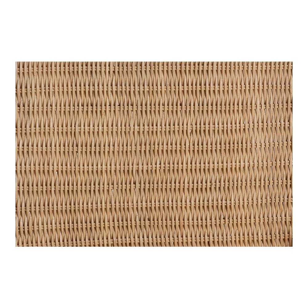 bali & pari Jelita Modern Bohemian Natural Brown Rattan 2-Piece Dining Chair Set. Picture 6