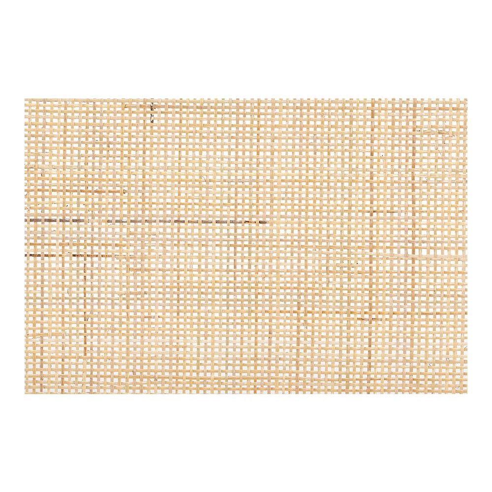Bohemian Two-Tone Black and Natural Brown Rattan Queen Size Standalone Headboard. Picture 5