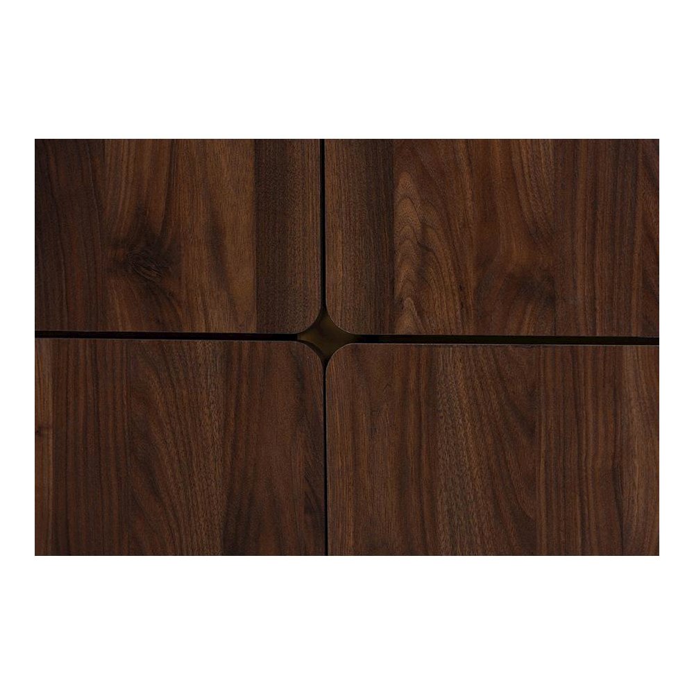 Transitional Walnut Brown Finished Wood Shoe Cabinet. Picture 5
