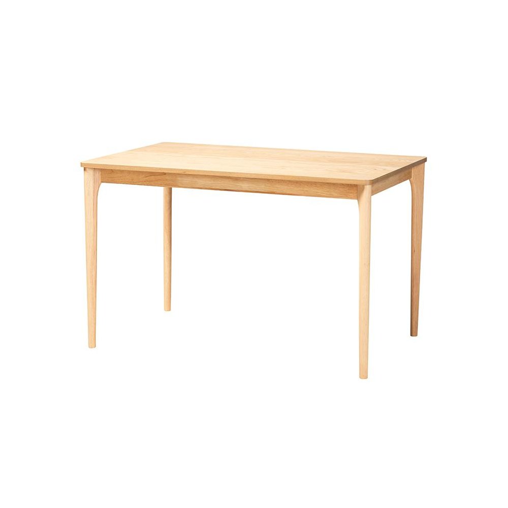 Baxton Studio Sherwin Mid-Century Modern Natural Oak Finished Wood Dining Table. Picture 1