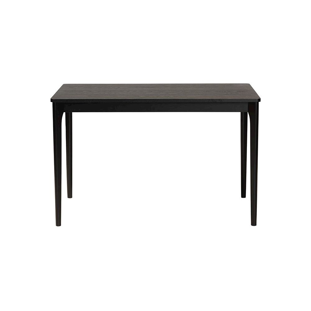 Baxton Studio Sherwin Mid-Century Modern Black Finished Wood Dining Table. Picture 2