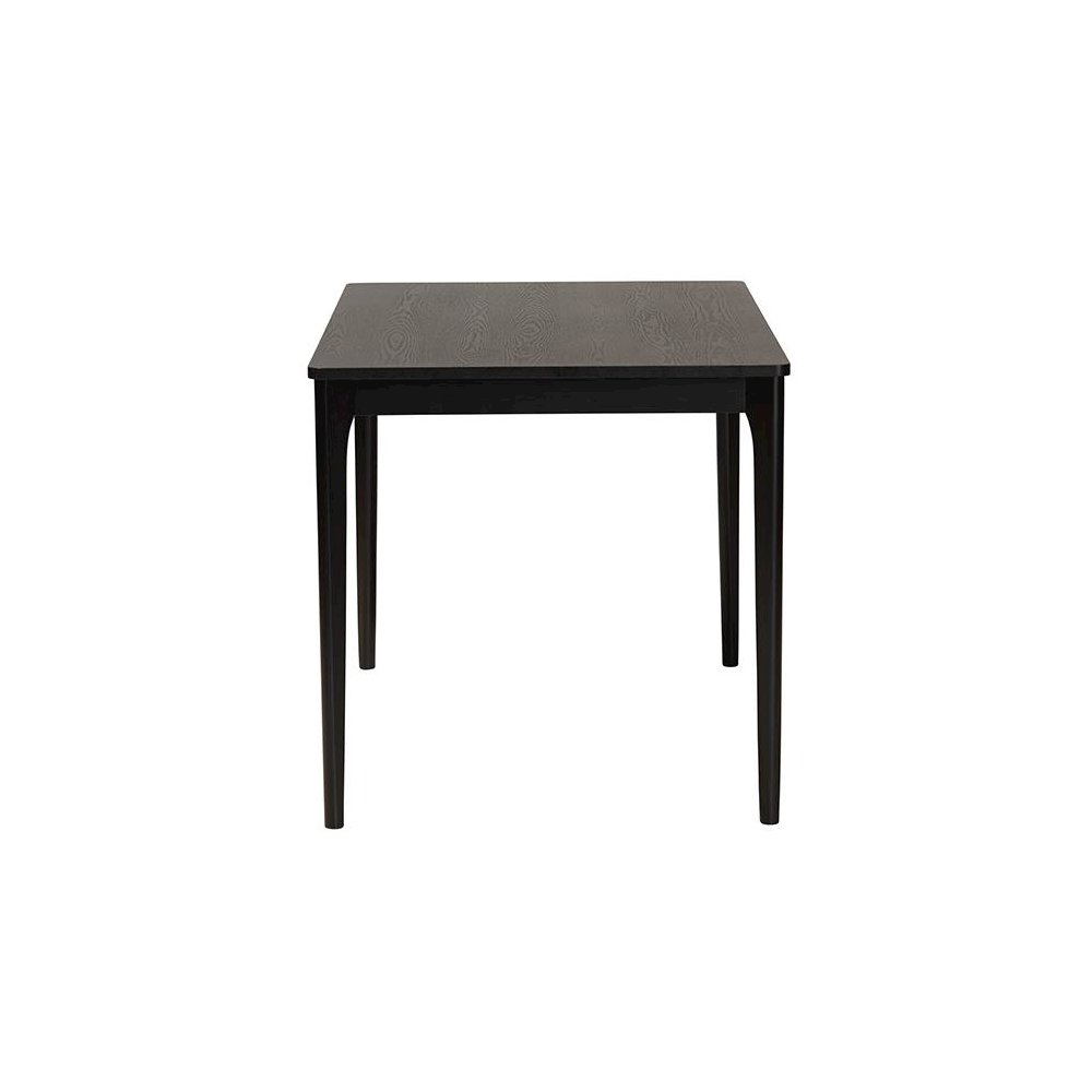 Baxton Studio Sherwin Mid-Century Modern Black Finished Wood Dining Table. Picture 3