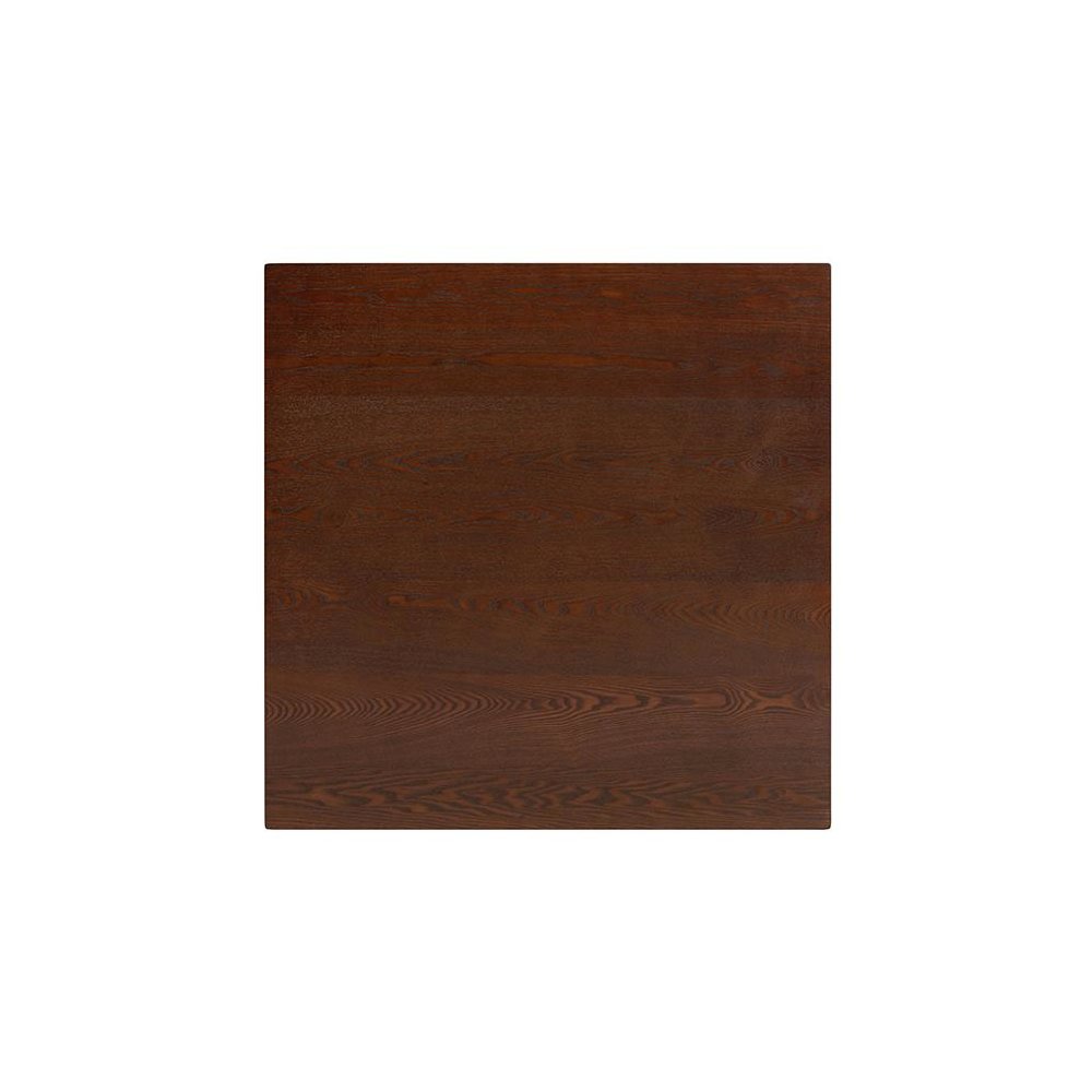 Leena Mid-Century Modern Walnut Brown Finished Wood Counter Height Pub Table. Picture 4