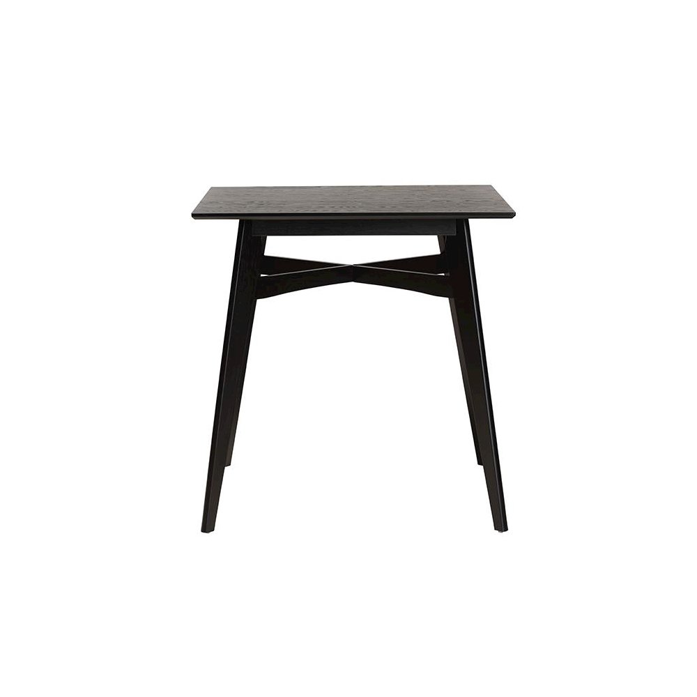 Leena Mid-Century Modern Black Finished Wood Counter Height Pub Table. Picture 2