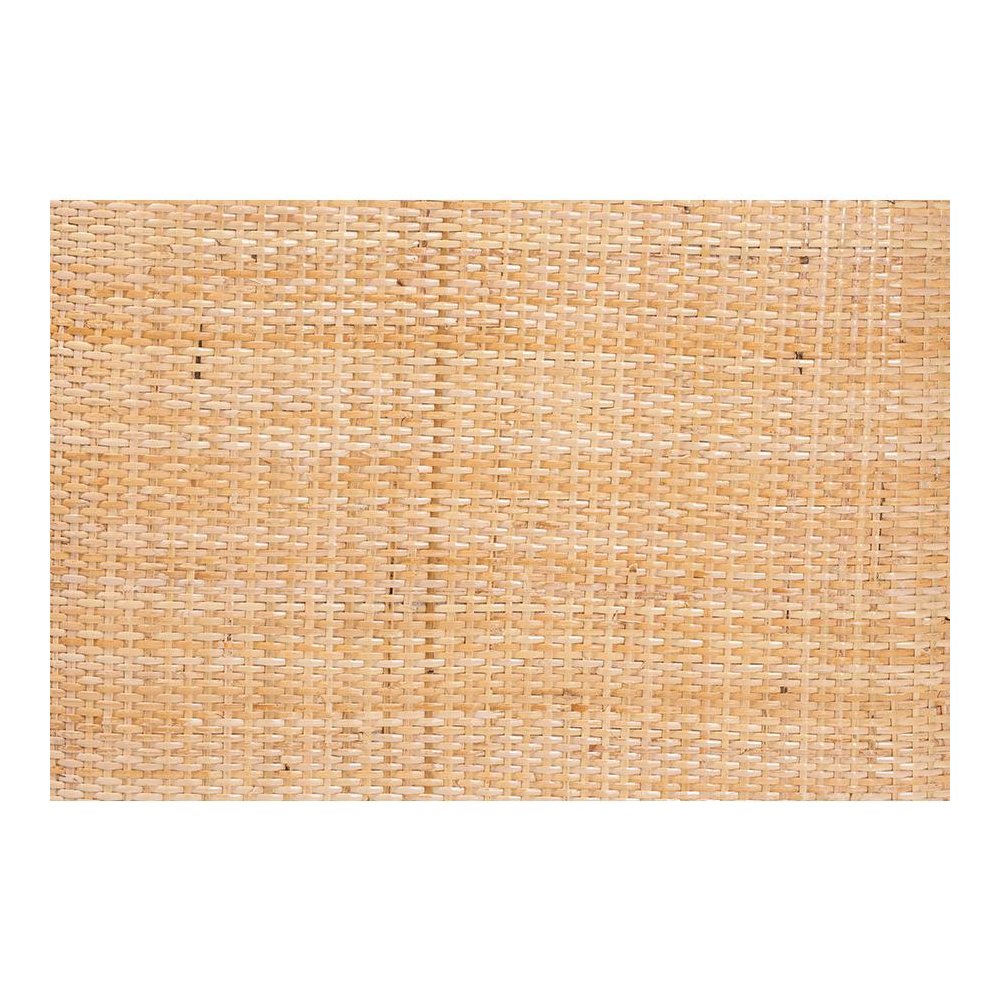 Natural Rattan and Acacia Wood 2-Piece Dining Chair Set. Picture 6