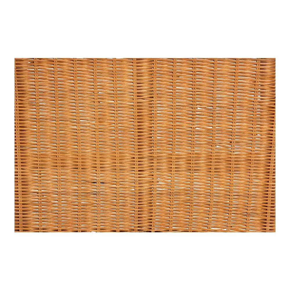 bali & pari Wakana Modern Bohemian Natural Brown Rattan Console Table. Picture 6