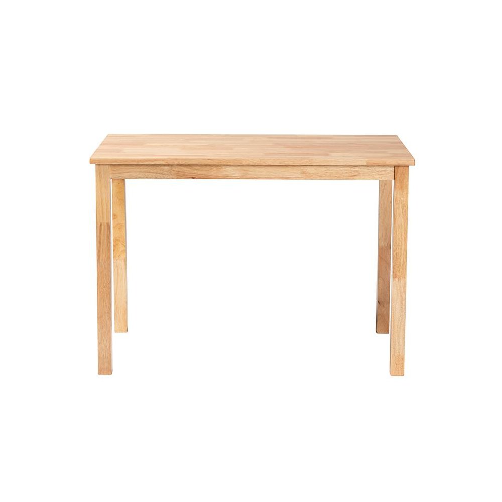 Baxton Studio Eveline Modern Natural Brown Finished Wood 43-Inch Dining Table. Picture 2