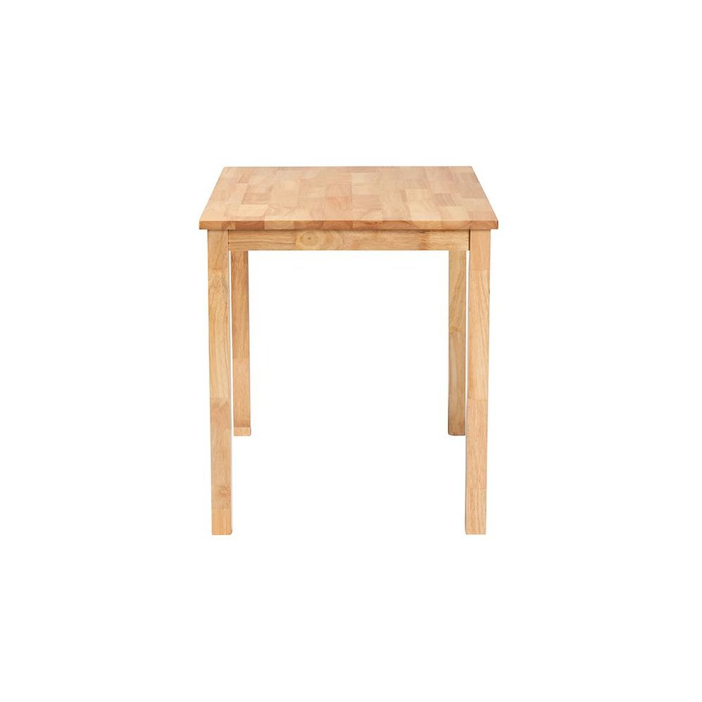 Baxton Studio Eveline Modern Natural Brown Finished Wood 43-Inch Dining Table. Picture 3