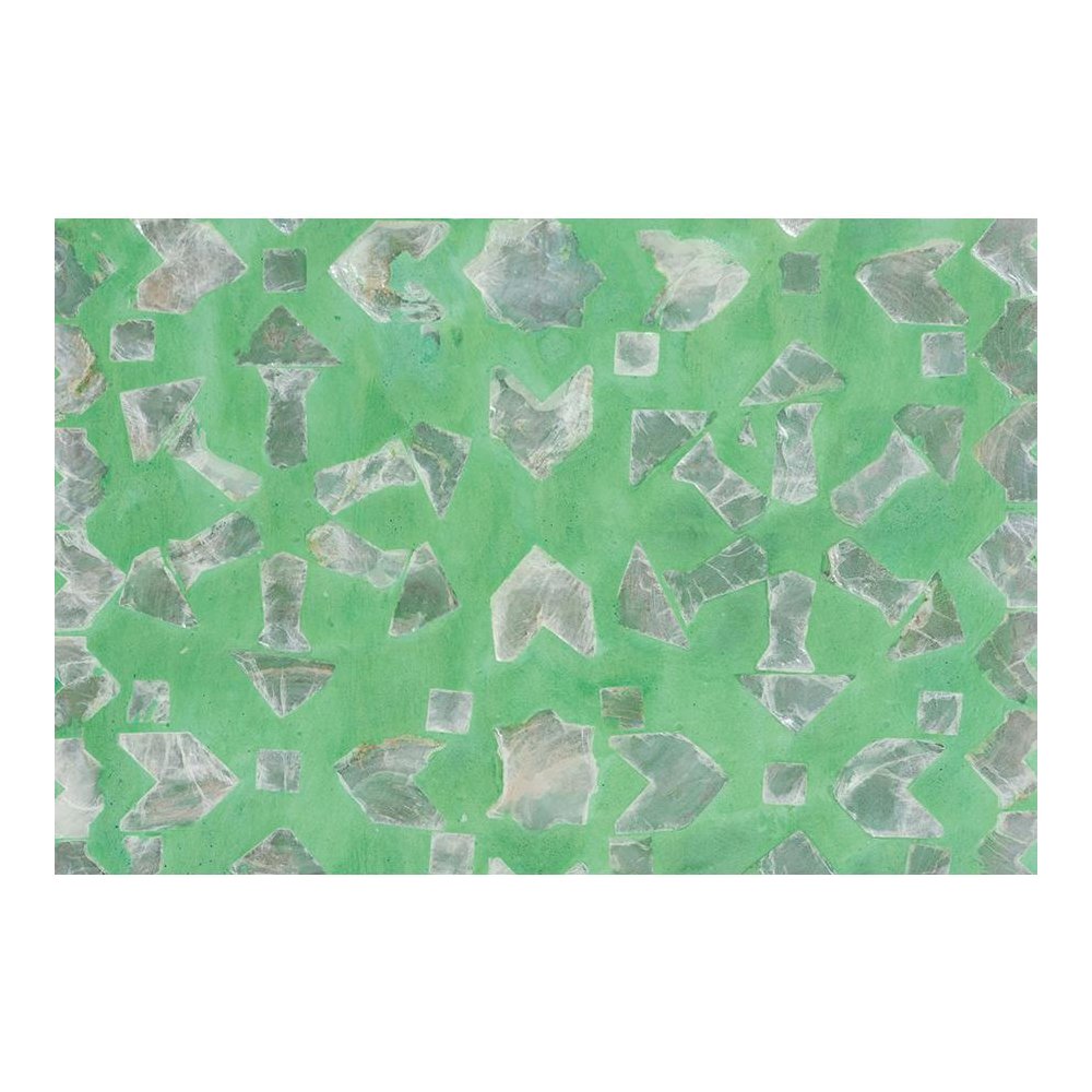 Didrika Modern Bohemian Seafoam Green Mother of Peral Console Table. Picture 5