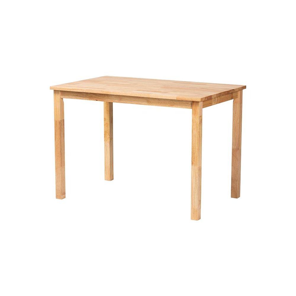 Denver Modern Bohemian Natural Seagrass and Acacia Wood 3-Piece Dining Nook Set. Picture 4