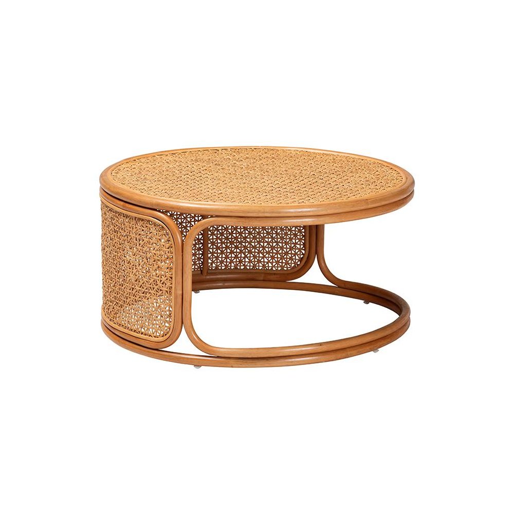 Eldon Bohemian Honey Rattan Coffee Table. Picture 1