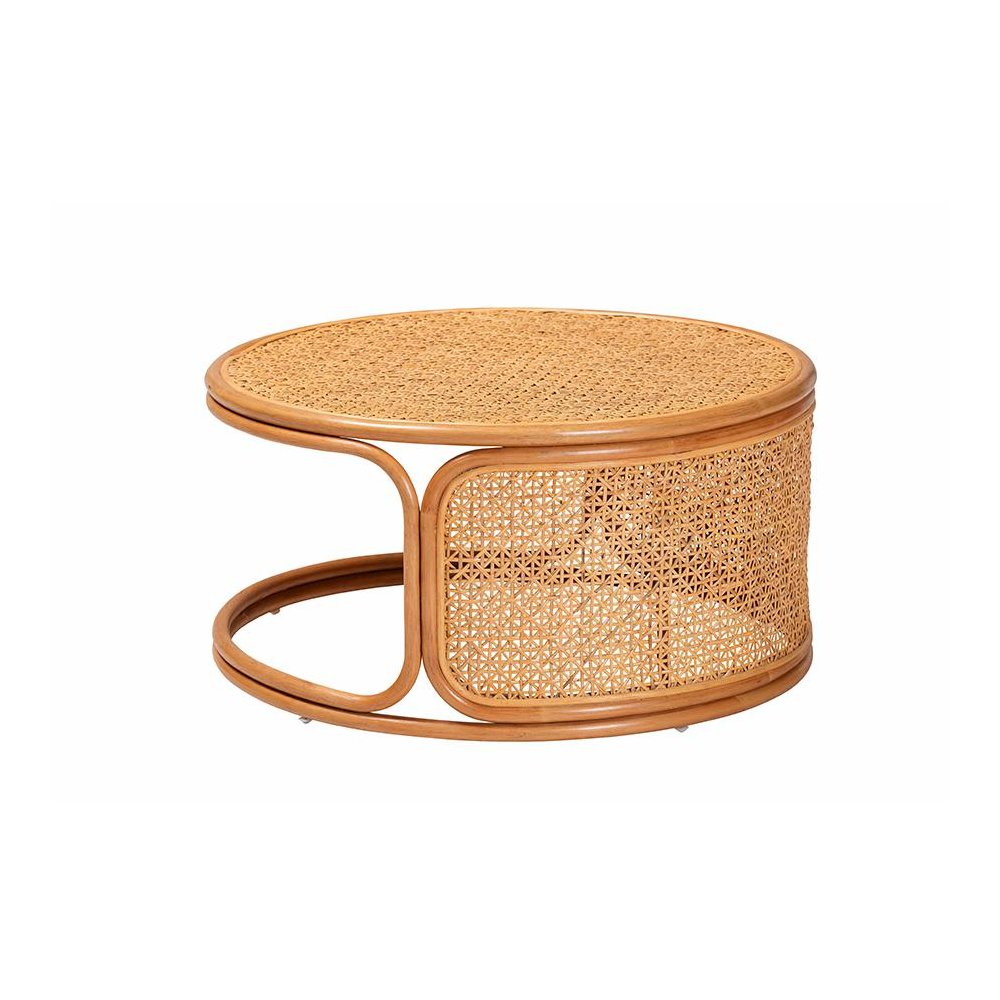 Eldon Bohemian Honey Rattan Coffee Table. Picture 2