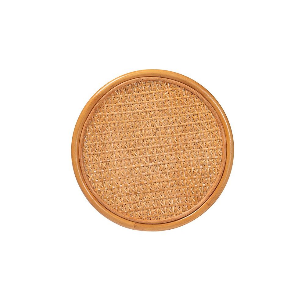 Eldon Bohemian Honey Rattan End Table. Picture 4