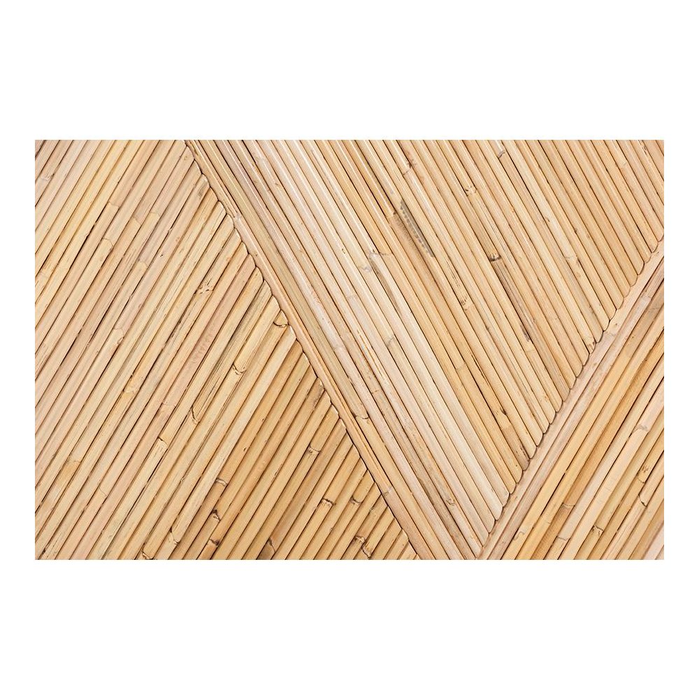 Iryna Modern Bohemian Natural Rattan Console Table. Picture 6