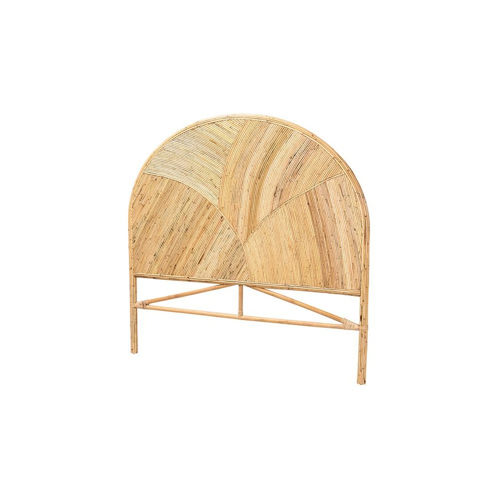 Seana Bohemian Honey Rattan King Size Standalone Headboard. Picture 1