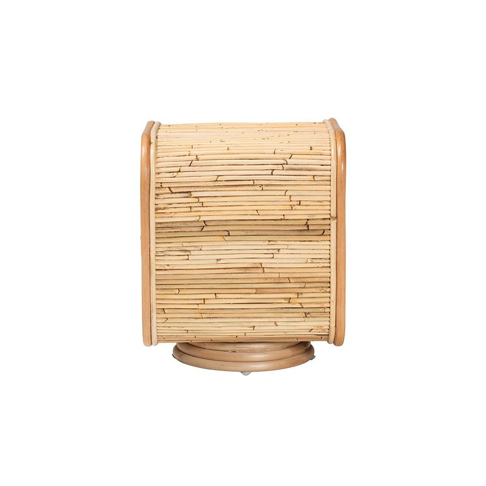 Bethari Bohemian Natural Rattan Nightstand. Picture 3