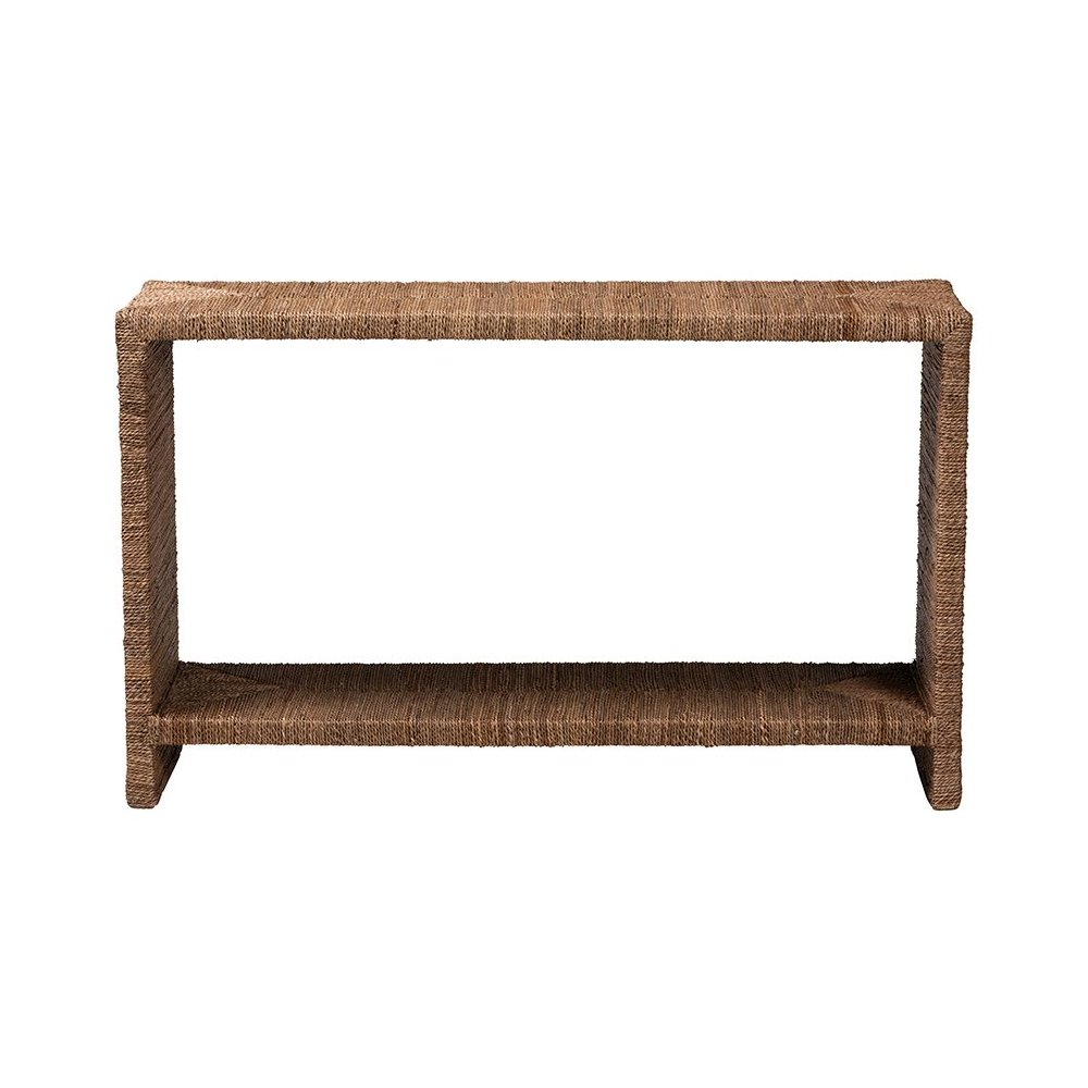 Liza Bohemian Natural Seagrass Console Table. Picture 2