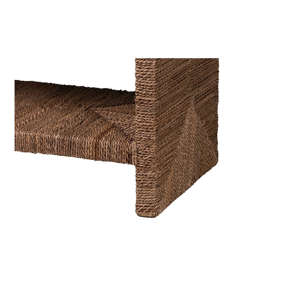 Liza Bohemian Natural Seagrass Console Table. Picture 4