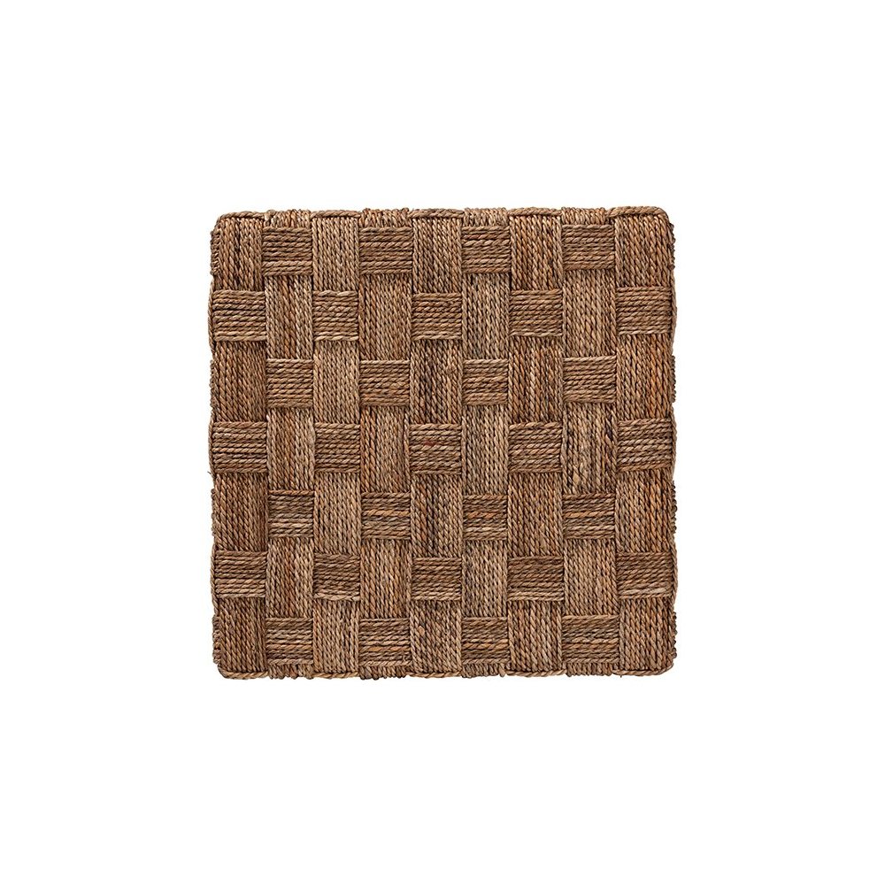 bali & pari Karina Bohemian Natural Seagrass End Table. Picture 3