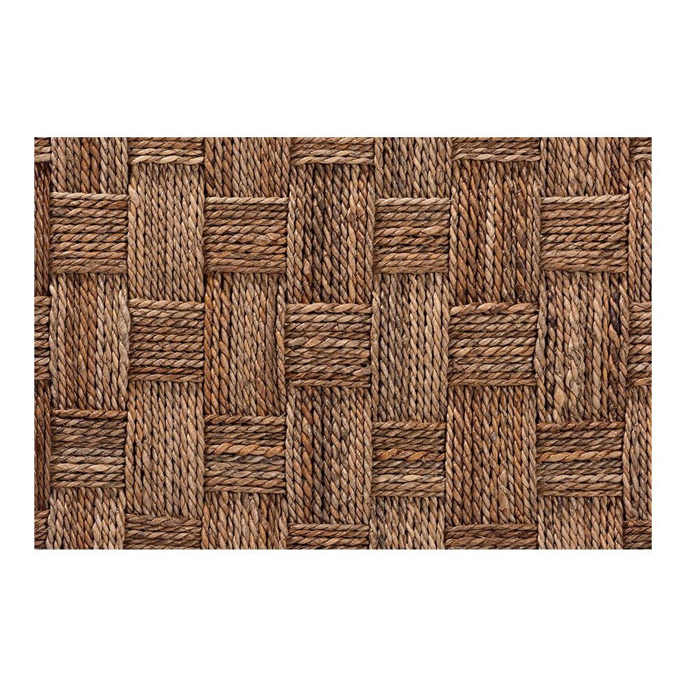 bali & pari Karina Bohemian Natural Seagrass End Table. Picture 6