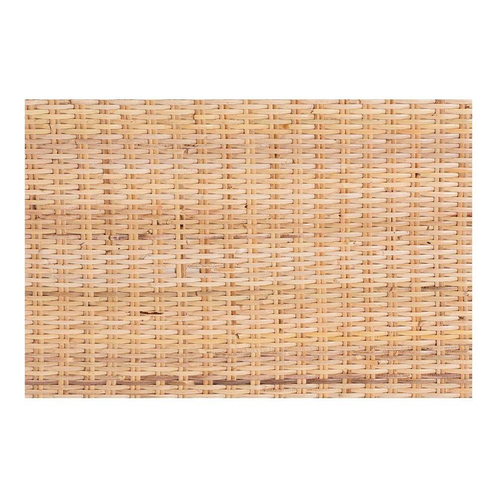 Kalimantan Bohemian Light Honey Rattan and Acacia Wood Console Table. Picture 6