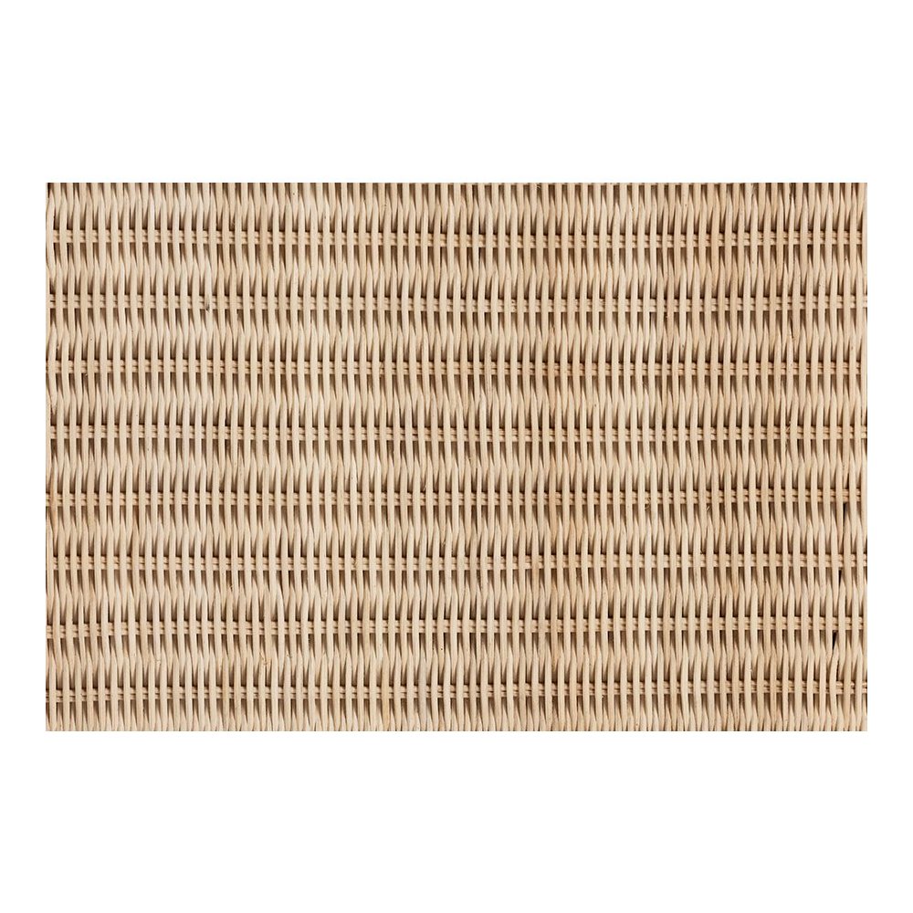 Lanica Japandi Sun Bleached Rattan 3-Drawer Nightstand. Picture 8
