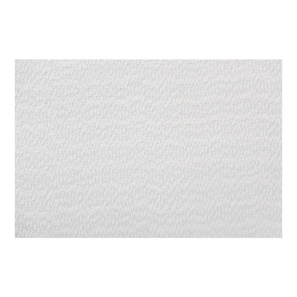 Uriel Mid-Century Modern Cream Boucle Fabric Sofa. Picture 6