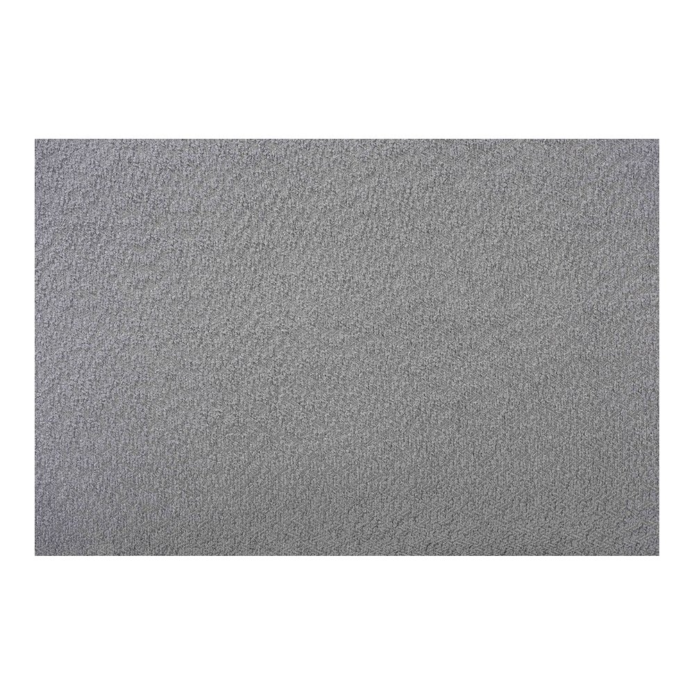 Uriel Mid-Century Modern Grey Boucle Fabric Sofa. Picture 7