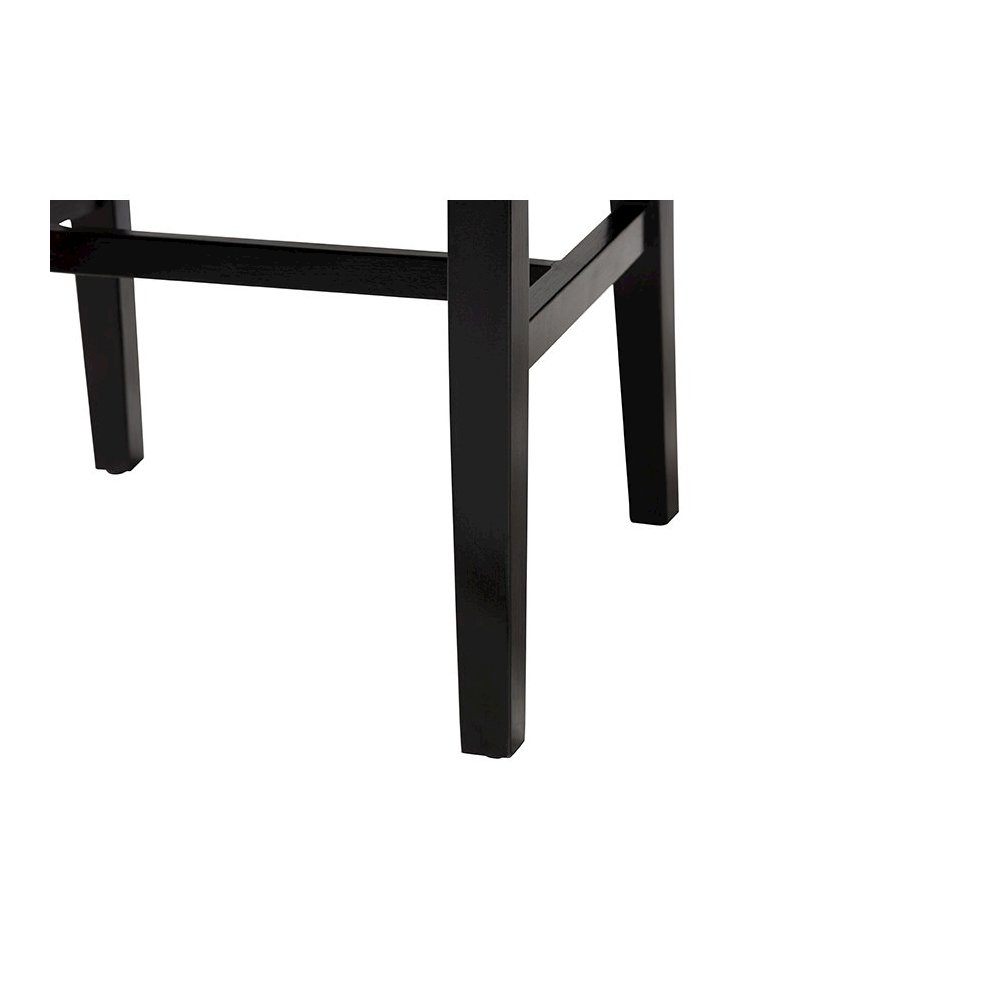 Prita Bohemian Paper Loom and Black Mahogany Wood Dining Chair. Picture 6