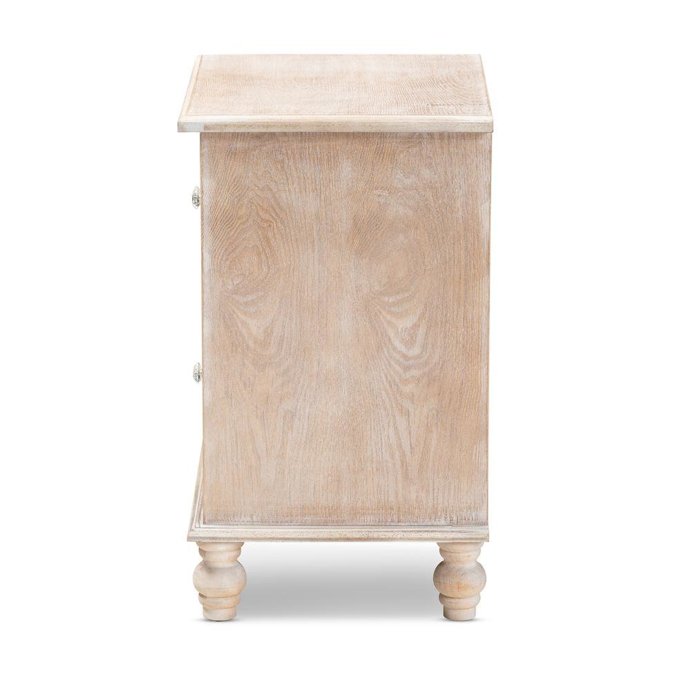 Mirror 2-Drawer Quatrefoil End Table. Picture 13