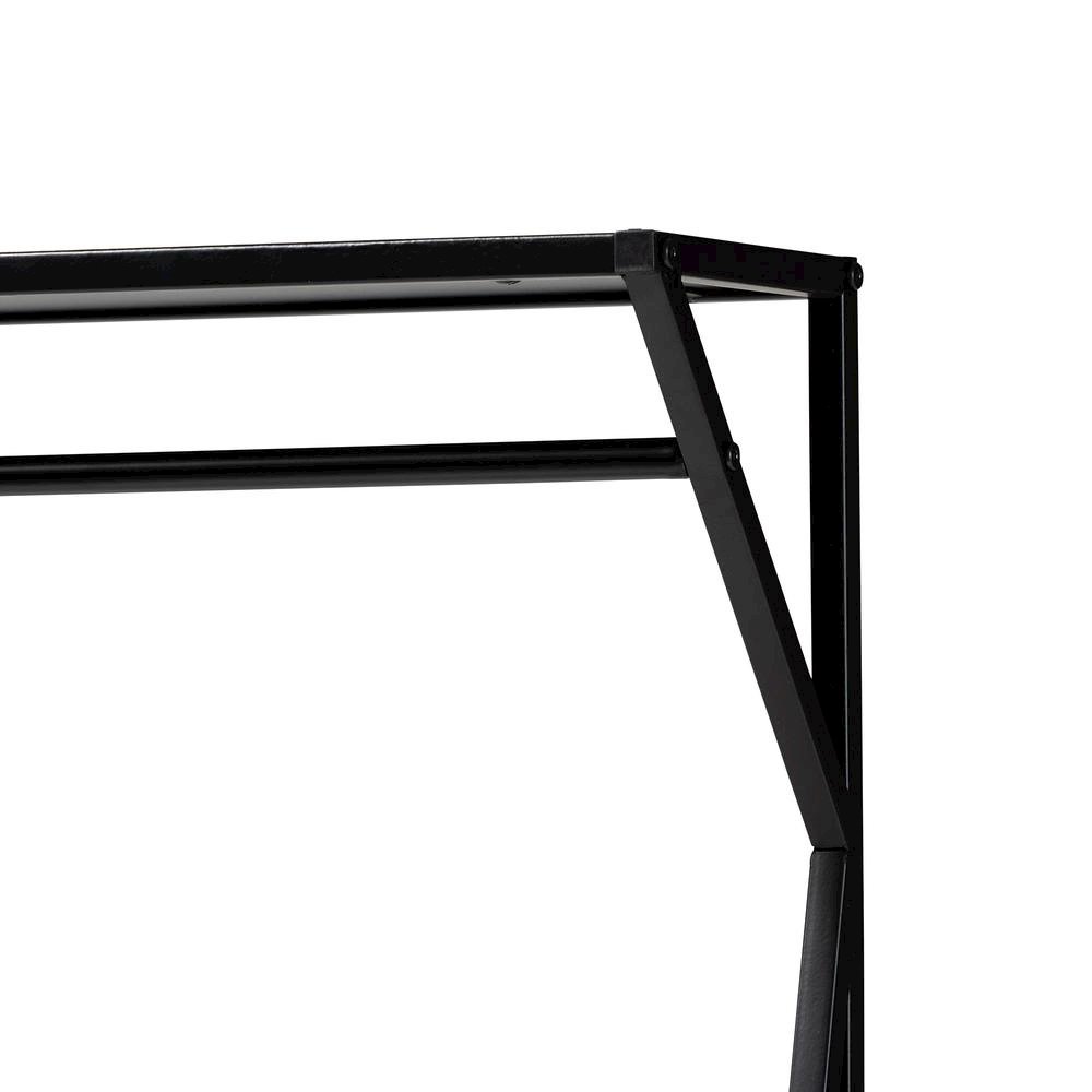 Black Metal Finished Entryway Coat Hanger. Picture 12