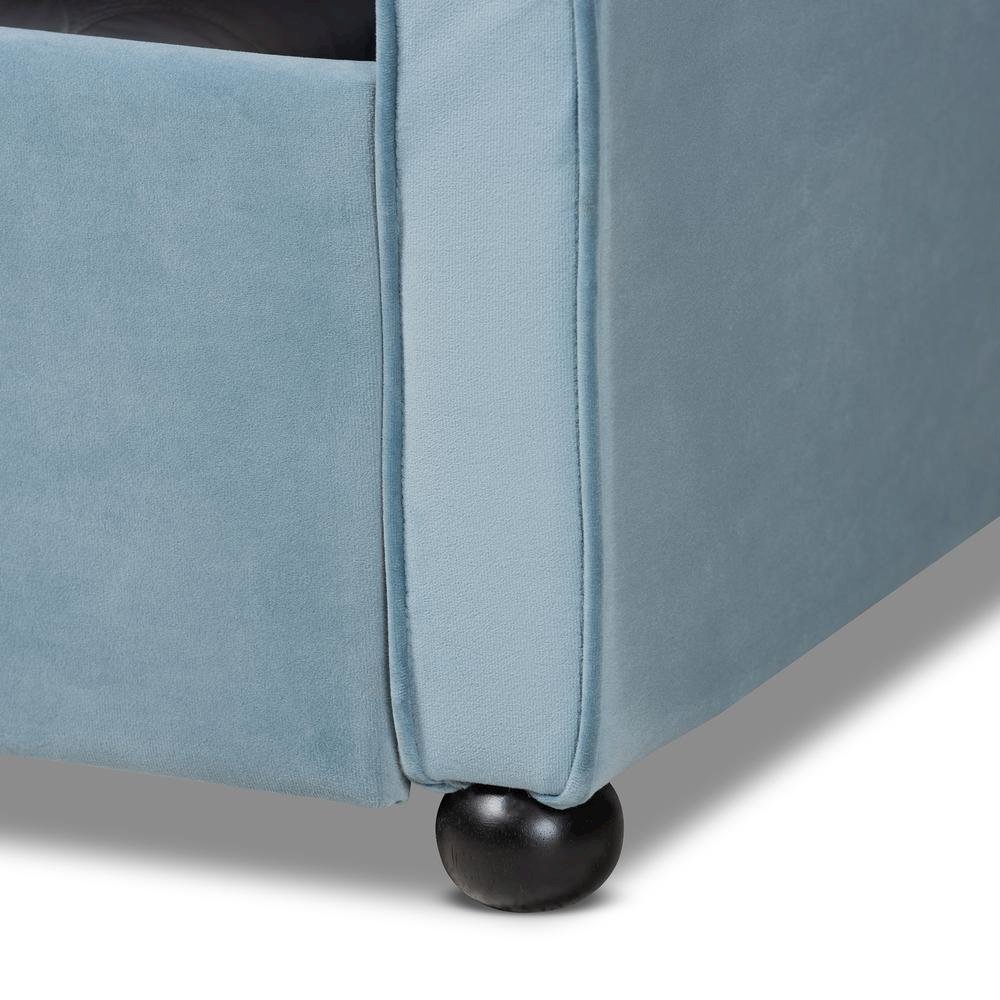Button Tufted Full Size Daybed with Trundle. Picture 19