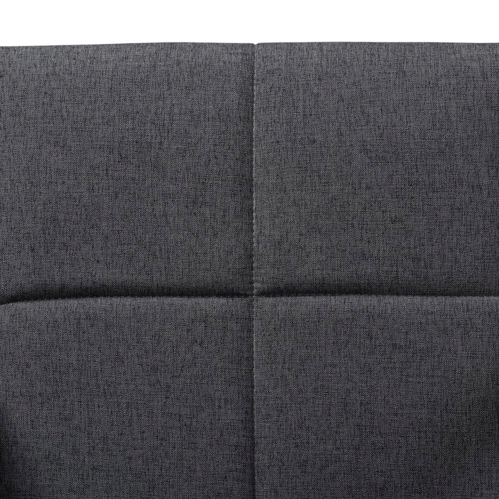 Baxton Studio Theresa Dark Grey and Walnut Effect 2-Piece Chair Set. Picture 13