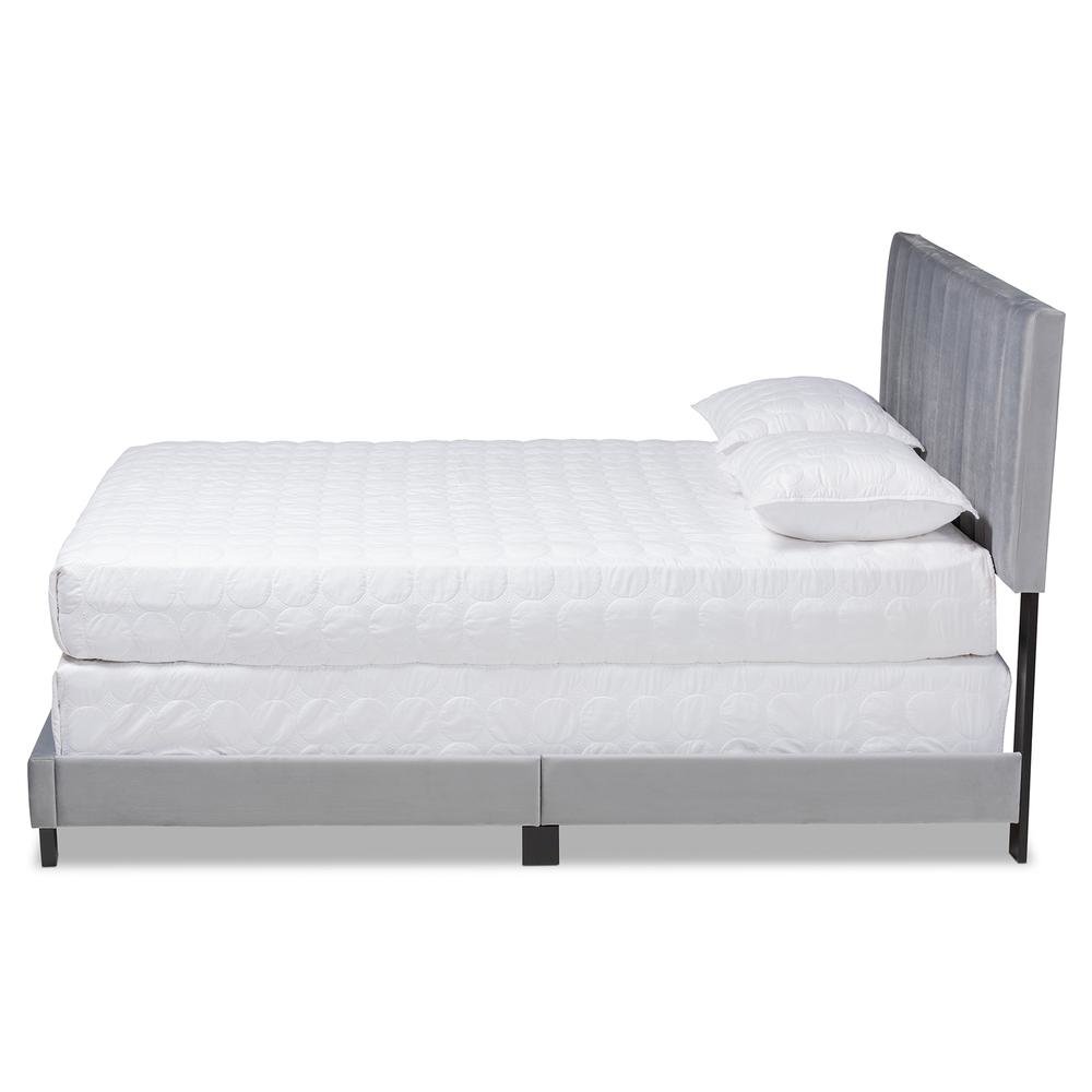 Full Size Panel Bed with Channel Tufted Headboard. Picture 12