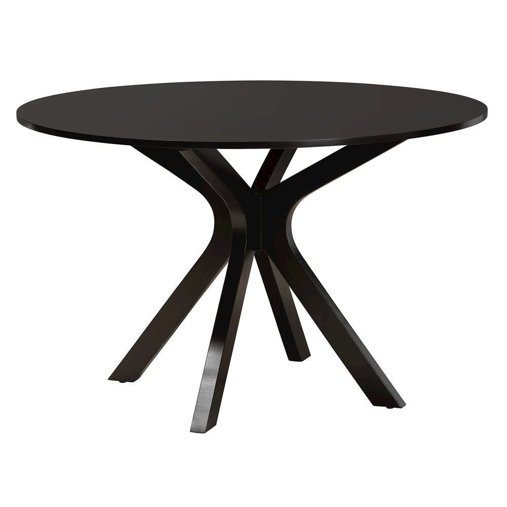 Maya Modern Beige Fabric and Espresso Brown Finished Wood 7-Piece Dining Set. Picture 13