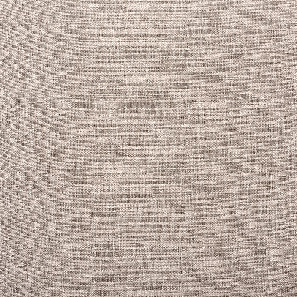 Light Grey Fabric Upholstered Antique Oak Finished Wood Armchair. Picture 14