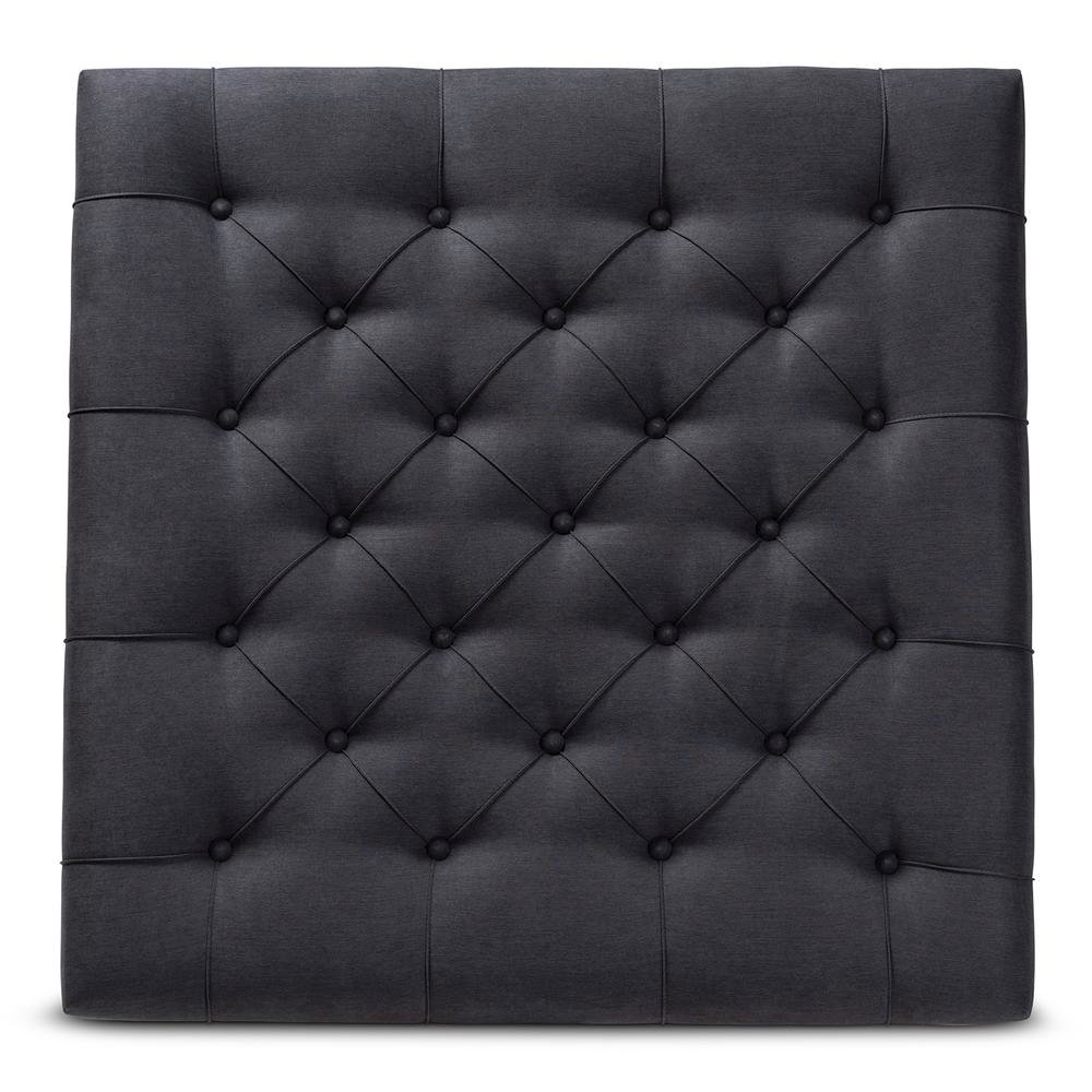 Greywashed Wood Cocktail Ottoman. Picture 10