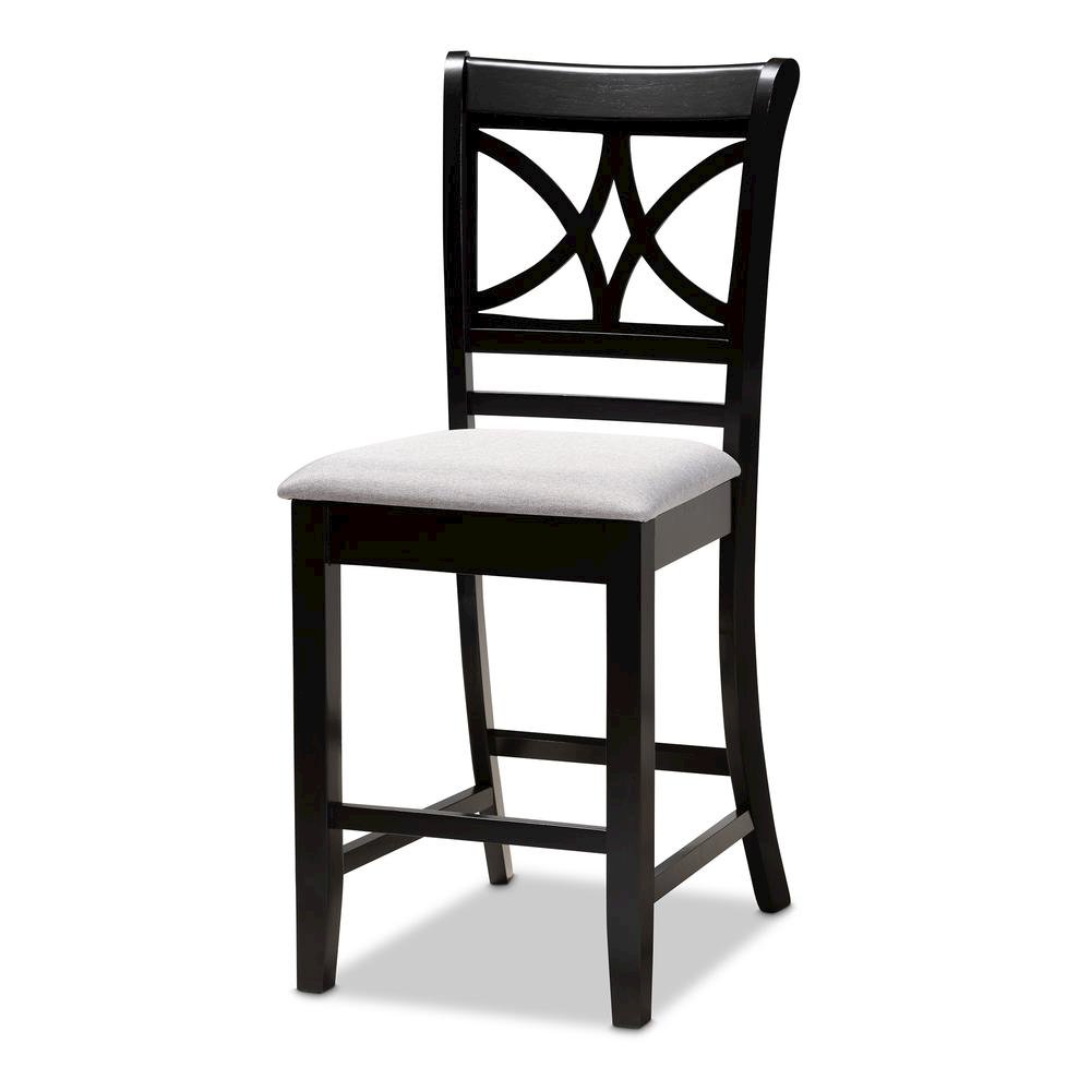 Espresso Brown Finished Wood 5-Piece Counter Height Pub Dining Set. Picture 10