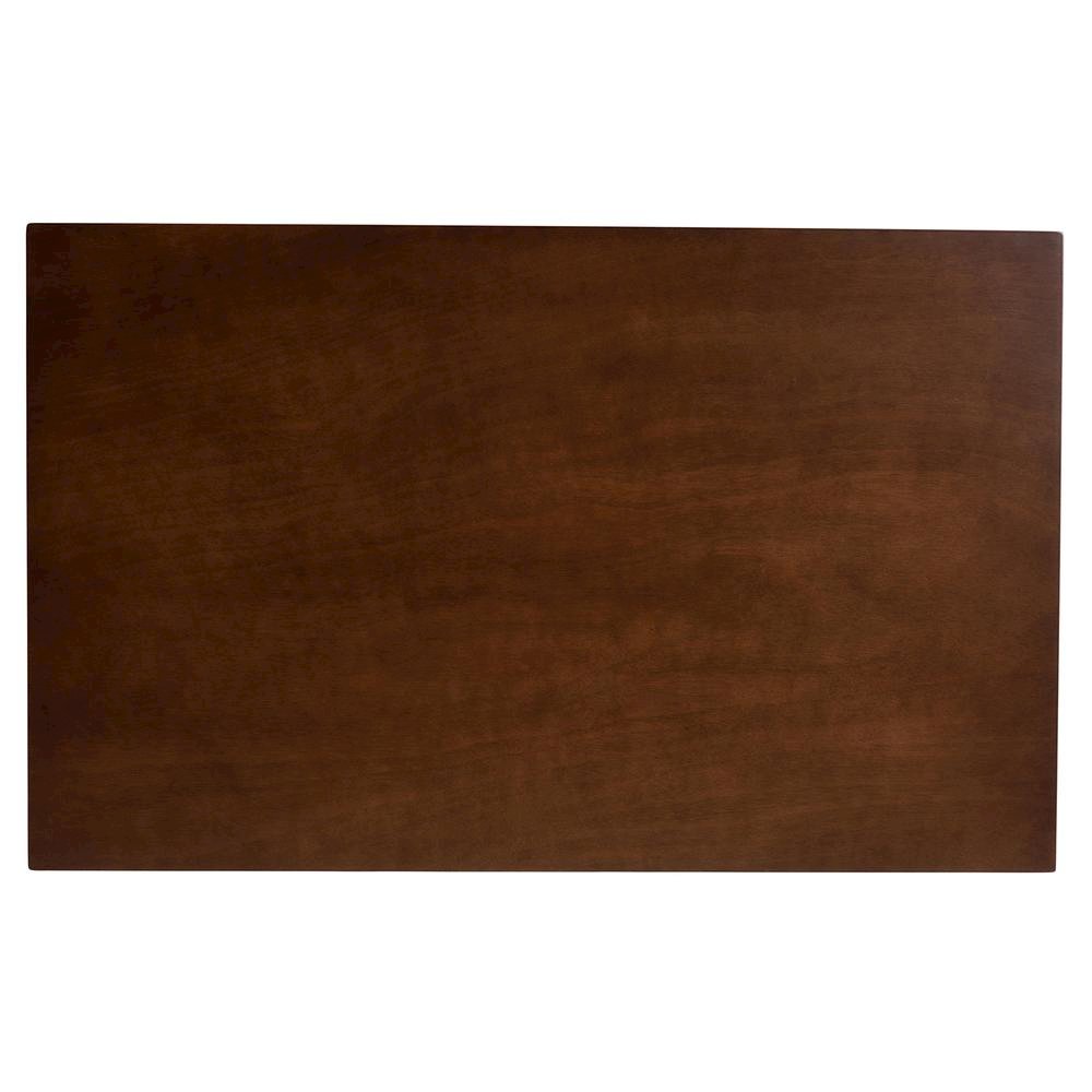Walnut Brown Finished Wood 5-Piece Dining Set. Picture 12