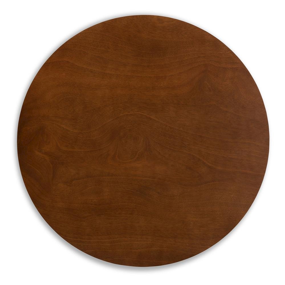 Walnut Brown Finished Wood 5-Piece Dining Set. Picture 12