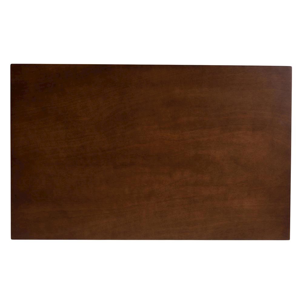 Walnut Brown Finished Wood 5-Piece Dining Set. Picture 12