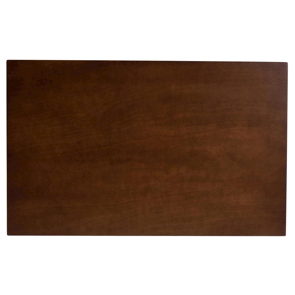 Walnut Brown Finished Wood 5-Piece Dining Set. Picture 12