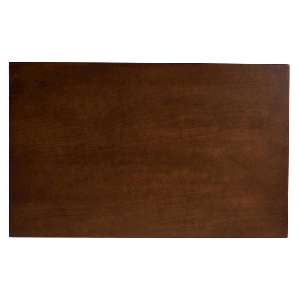 Walnut Brown Finished Wood 5-Piece Dining Set. Picture 12