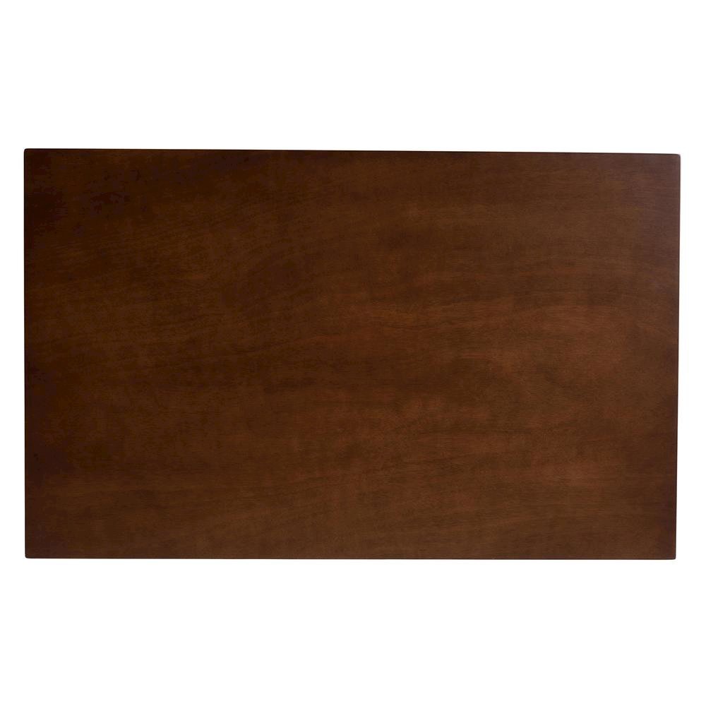 Walnut Brown Finished Wood 5-Piece Dining Set. Picture 12